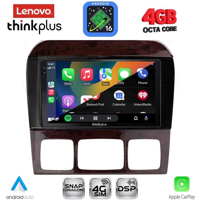LENOVO LTG 7426_CPA (9inc) MULTIMEDIA TABLET for MERCEDES  S  W220  mod. 1998-2005