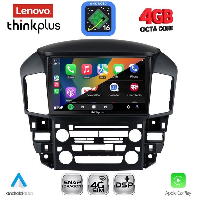 LENOVO LTG 7344_CPA (9inc) MULTIMEDIA TABLET for LEXUS RX 300 mod. 1998-2003