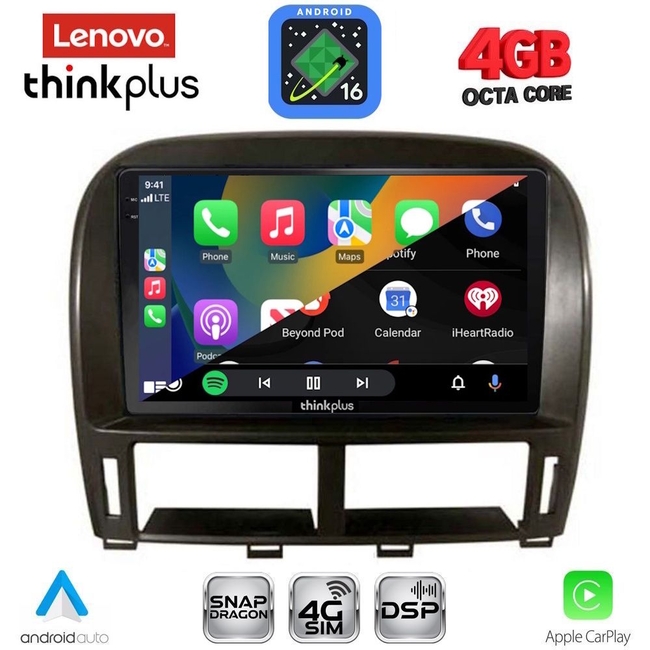 LENOVO LTG 7343_CPA (9inc) MULTIMEDIA TABLET for LEXUS LS 430 – XF 430 mod. 2000-2006