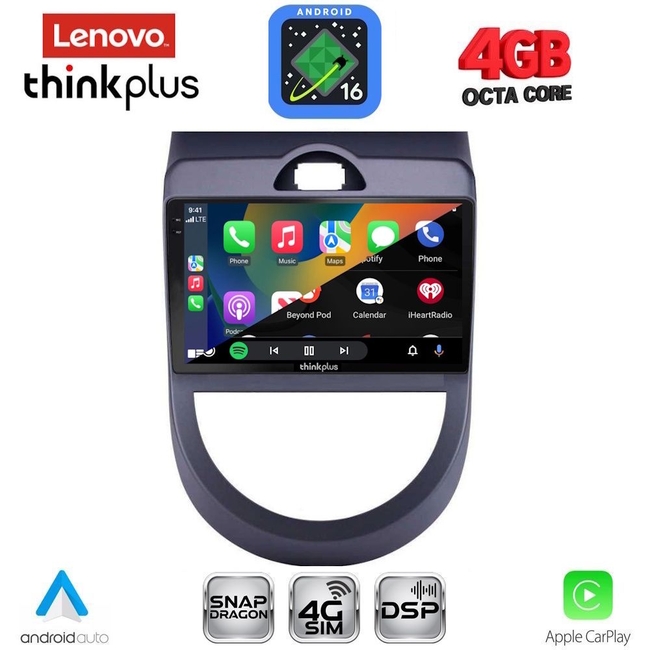 LENOVO LTG 7320_CPA (9inc) MULTIMEDIA TABLET for KIA SOUL mod. 2008-2013