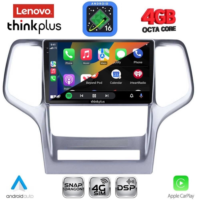 LENOVO LTG 7282_CPA (9inc) MULTIMEDIA TABLET for JEEP GRAND CHEROKEE mod. 2011-2014