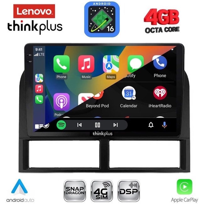 LENOVO LTG 7280_CPA (9inc) MULTIMEDIA TABLET for JEEP GRAND CHEROKEE mod. 1999-2004