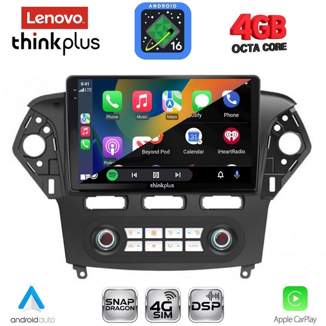 LENOVO LTG 7163_CPA CLIMA (10inc) MULTIMEDIA TABLET for FORD MONDEO mod. 2011-2013