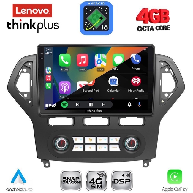 LENOVO LTG 7162_CPA CLIMA (10inc) MULTIMEDIA TABLET for FORD MONDEO mod. 2007-2011