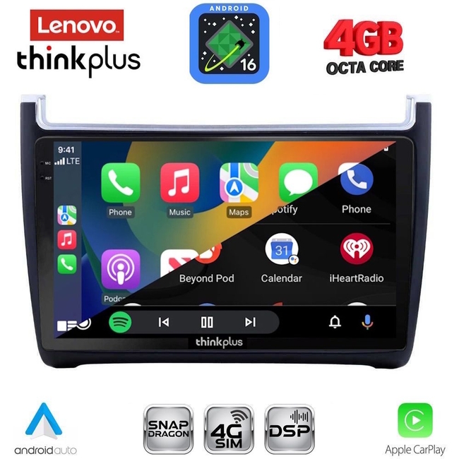 LENOVO LTG 7757_CPA (9inc) MULTIMEDIA TABLET for VW POLO mod. 2014-2017