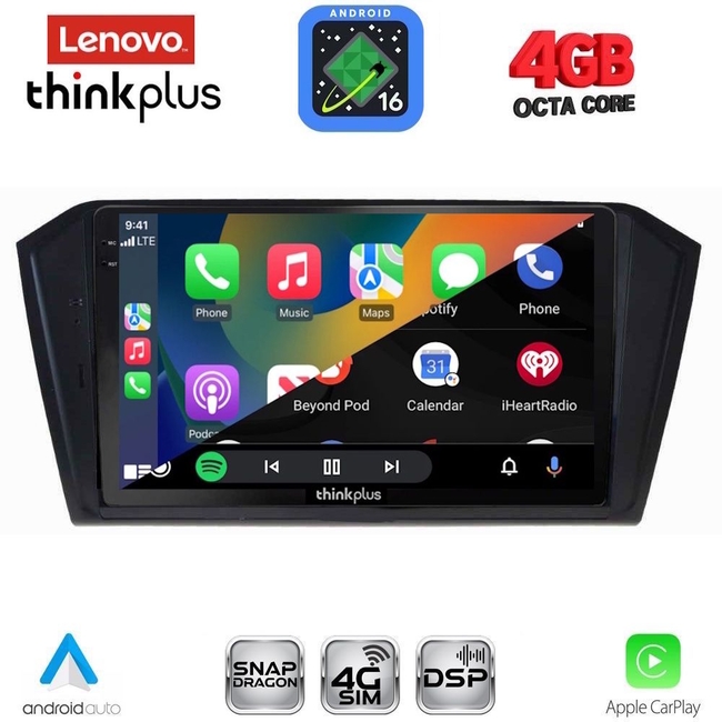 LENOVO LTG 7750_CPA (10inc) MULTIMEDIA TABLET for VW PASSAT mod. 2016-2023