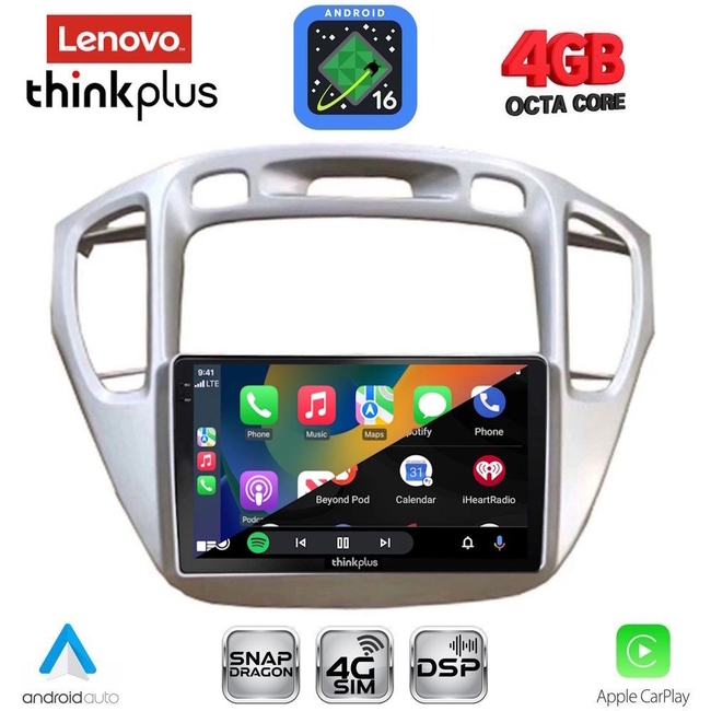 LENOVO LTG 7718_CPA (9inc) MULTIMEDIA TABLET for TOYOTA HIGHLANDER mod. 2002-2009