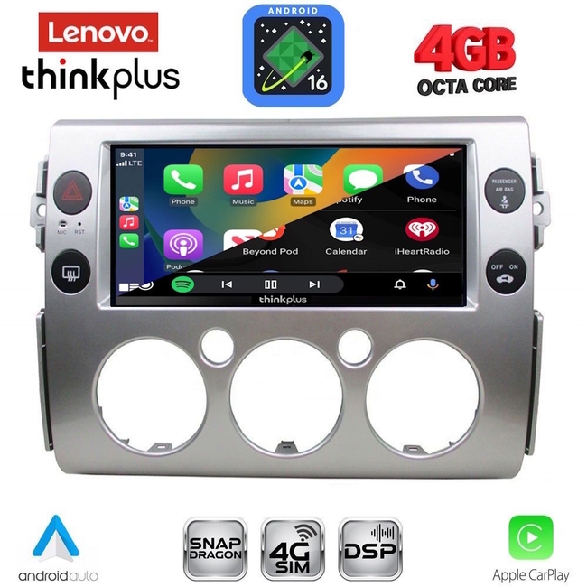 LENOVO LTG 7717_CPA (9inc) MULTIMEDIA TABLET for TOYOTA FJ CRUISER mod. 2007-2013