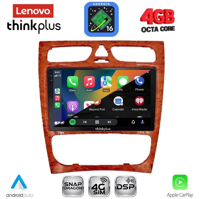LENOVO LTG 7402CH_CPA (9inc) MULTIMEDIA TABLET for MERCEDES C (W203) mod. 1999-2004