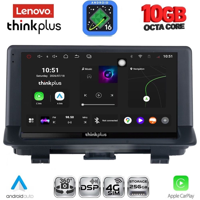 LENOVO LTM 11012_CPA (9inc) MULTIMEDIA TABLET for AUDI Q3 mod. 2012-2018 (High Version