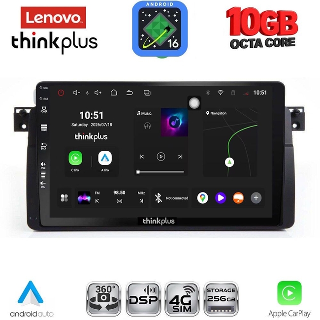 LENOVO LTM 11042_CPA (9inc) MULTIMEDIA TABLET for BMW E46 mod. 1998-2005