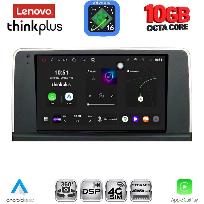 LENOVO LTM 11059_CPA (9inc) (CIC) MULTIMEDIA TABLET for BMW X3 (F25) mod. 2011-2013