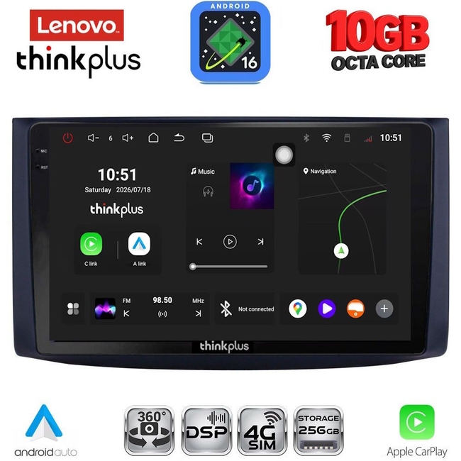 LENOVO LTM 11072_CPA (9inc) MULTIMEDIA TABLET for CHEVROLET AVEO mod. 2006-2010