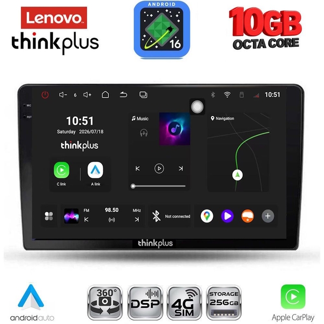 LENOVO LTM 11103B_CPA (9inc) MULTIMEDIA TABLET for DACIA DUSTER mod. 2012-2019