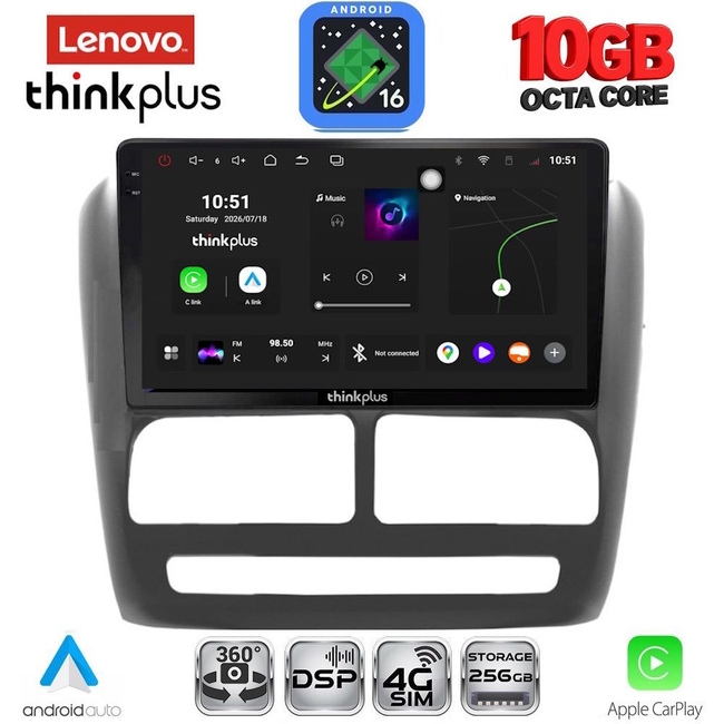 LENOVO LTM 11137_CPA (9inc) MULTIMEDIA TABLET for FIAT DOBLO mod. 2010-2015