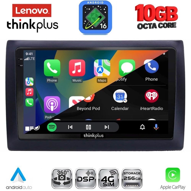 LENOVO LTM 11145_CPA (9inc) MULTIMEDIA TABLET for FIAT STILO mod. 2001-2007