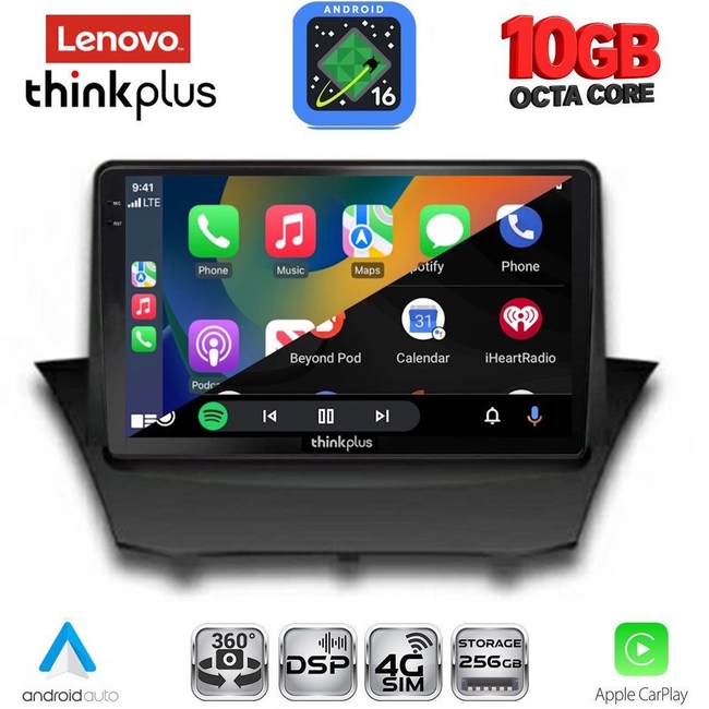 LENOVO LTM 11154A_CPA (9inc) MULTIMEDIA TABLET for FORD FIESTA mod. 2008-2017
