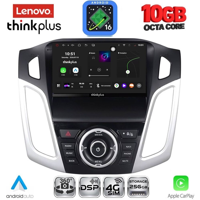 LENOVO LTM 11157_CPA (9inc) MULTIMEDIA TABLET for FORD FOCUS mod. 2011-2018