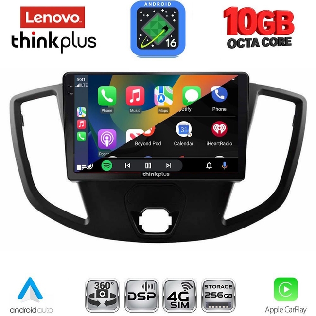 LENOVO LTM 11179_CPA  (9inc) MULTIMEDIA TABLET for FORD TRANSIT mod. 2014-2020