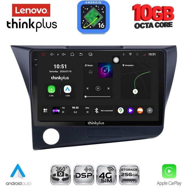 LENOVO LTM 11203_CPA (9inc) MULTIMEDIA TABLET for HONDA CRZ mod. 2010-2016