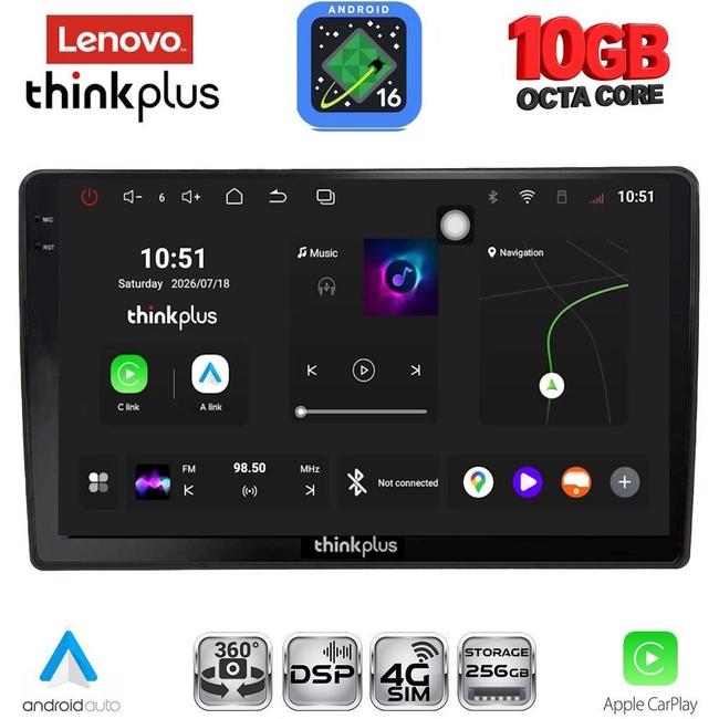LENOVO LTM 11005_CPA (10inc) MULTIMEDIA TABLET for AUDI A4 mod. 2008-2015
