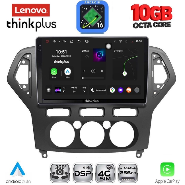 LENOVO LTM 11162_CPA A/C (10inc) MULTIMEDIA TABLET for FORD MONDEO mod. 2007-2011