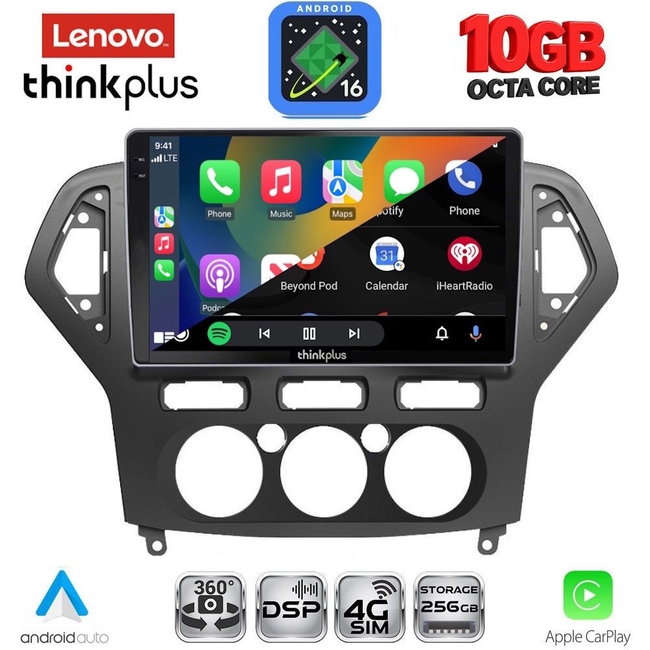 LENOVO LTM 11162_CPA A/C (10inc) MULTIMEDIA TABLET for FORD MONDEO mod. 2007-2011