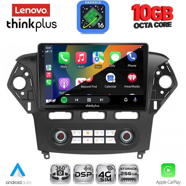 LENOVO LTM 11163_CPA CLIMA (10inc) MULTIMEDIA TABLET for FORD MONDEO mod. 2011-2013