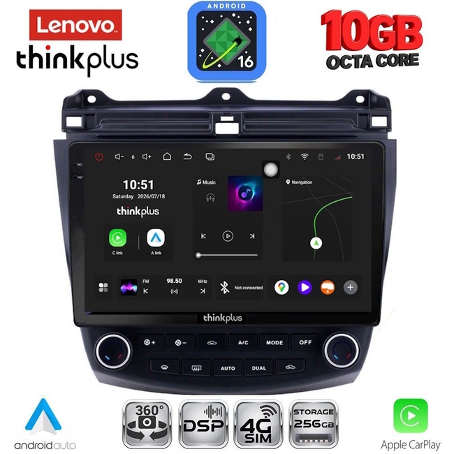 LENOVO LTM 11182_CPA (10inc) MULTIMEDIA TABLET for HONDA ACCORD mod. 2003-2007