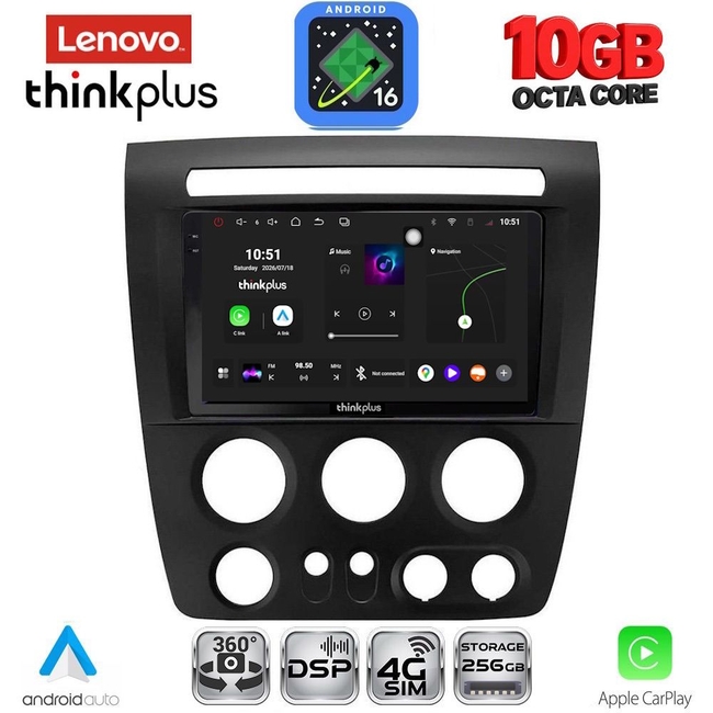 LENOVO LTM 11218_CPA (9inc) MULTIMEDIA TABLET for HUMMER H3 mod. 2005-2009