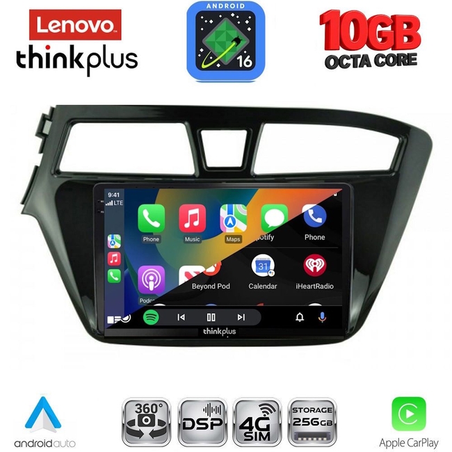 LENOVO LTM 11229_CPA (9inc) MULTIMEDIA TABLET for HYUNDAI i20 mod. 2014-2018