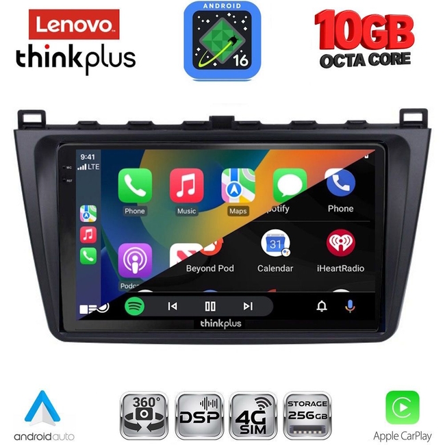 LENOVO LTM 11377_CPA (9inc) MULTIMEDIA TABLET for MAZDA 6 mod. 2008-2012