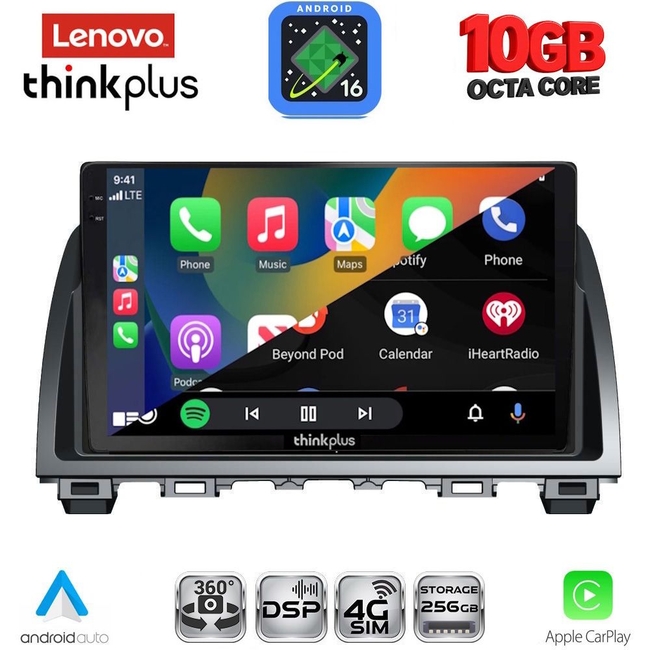 LENOVO LTM 11378_CPA (9inc) MULTIMEDIA TABLET for MAZDA 6 mod. 2012-2017