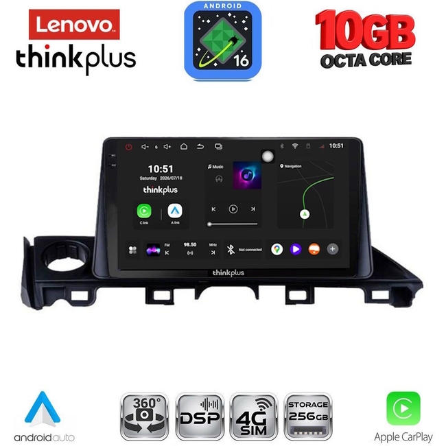LENOVO LTM 11379_CPA (9inc) MULTIMEDIA TABLET for MAZDA 6 mod. 2017-2020