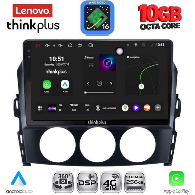 LENOVO LTM 11392_CPA (9inc) MULTIMEDIA TABLET for MAZDA MX5 mod. 2005-2015