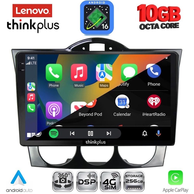 LENOVO LTM 11394_CPA (9inc) MULTIMEDIA TABLET for MAZDA RX8 mod. 2001-2008