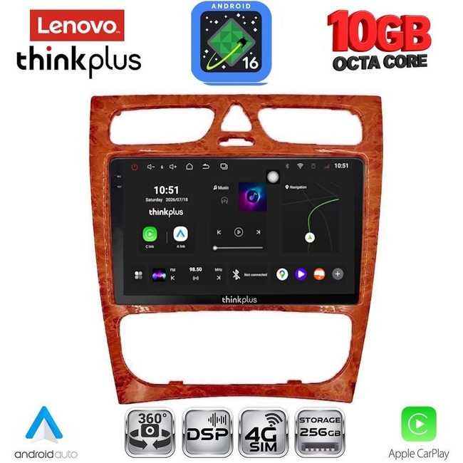 LENOVO LTM 11402CH_CPA (9inc) MULTIMEDIA TABLET for MERCEDES C (W203) mod. 1999-2004