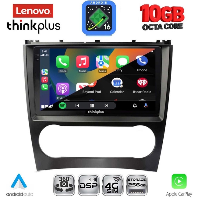 LENOVO LTM 11404_CPA (9inc) MULTIMEDIA TABLET for MERCEDES C – CLK (W203-209) mod. 2004-2008