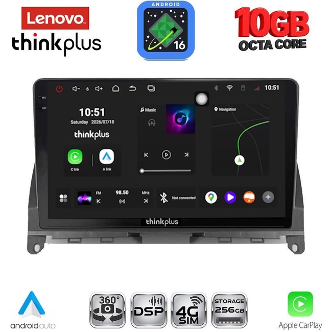 LENOVO LTM 11405_CPA (9inc) MULTIMEDIA TABLET for MERCEDES C (W204) mod. 2007-2011