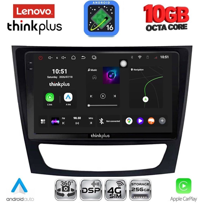 LENOVO LTM 11408_CPA (9inc) MULTIMEDIA TABLET for MERCEDES E (W211) – CLS (W219) mod. 2003-2009