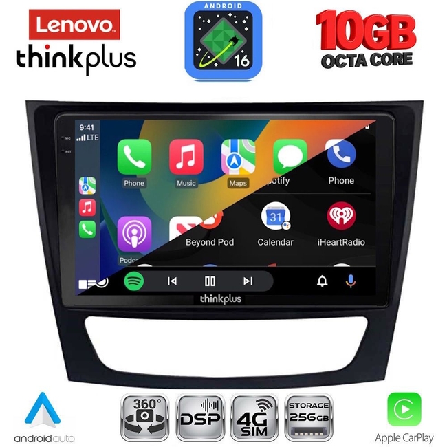 LENOVO LTM 11408_CPA (9inc) MULTIMEDIA TABLET for MERCEDES E (W211) – CLS (W219) mod. 2003-2009