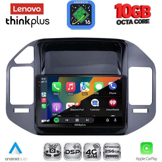 LENOVO LTM 11444_CPA (9inc) MULTIMEDIA TABLET for MITSUBISHI PAJERO mod. 1999-2006