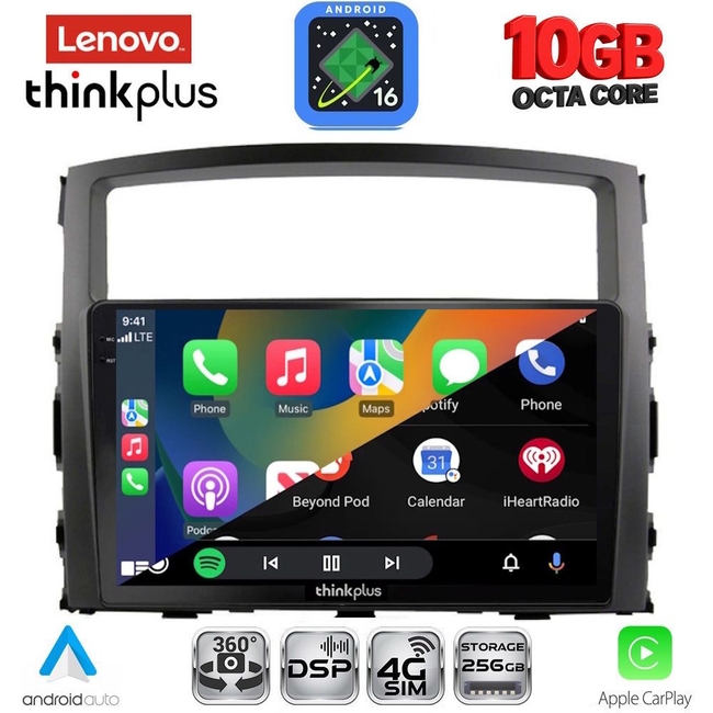 LENOVO LTM 11446_CPA (9inc) MULTIMEDIA TABLET for MITSUBISHI PAJERO mod. 2006-2013