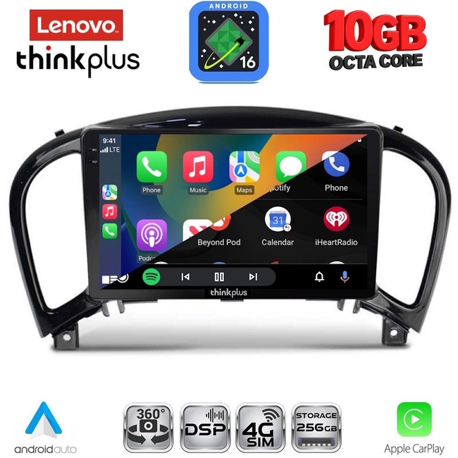 LENOVO LTM 11452_CPA (9inc) MULTIMEDIA TABLET for NISSAN JUKE mod. 2009-2020