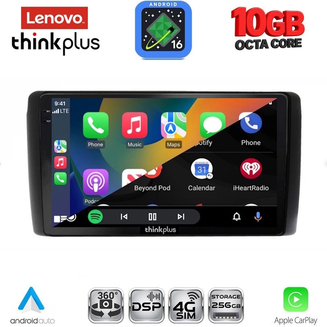 LENOVO LTM 11472_CPA (9inc) MULTIMEDIA TABLET for NISSAN LEAF mod. 2009-2017