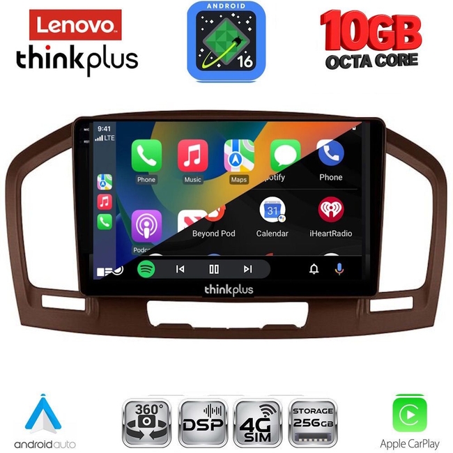 LENOVO LTM 11491BR_CPA (9inc) MULTIMEDIA TABLET for OPEL INSIGNIA  mod.2008-2013 (BROWN)