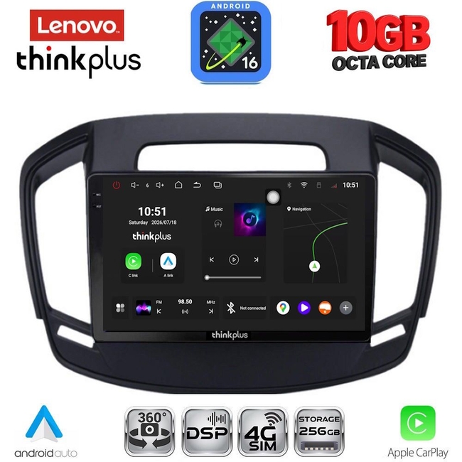 LENOVO LTM 11492_CPA (9inc) MULTIMEDIA TABLET for OPEL INSIGNIA  mod.2014-2017
