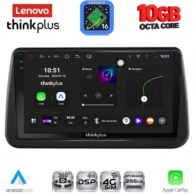LENOVO LTM 11494_CPA (9inc) MULTIMEDIA TABLET for OPEL MERIVA mod. 2010-2017