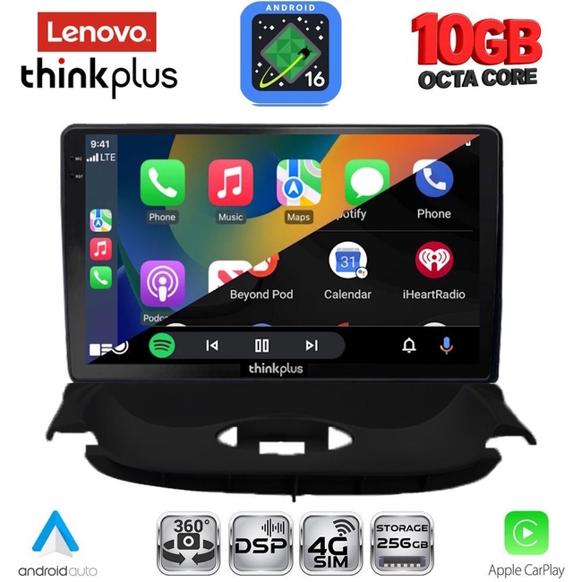 LENOVO LTM 11505_CPA (9inc) MULTIMEDIA TABLET for PEUGEOT 206 mod. 1998-2006