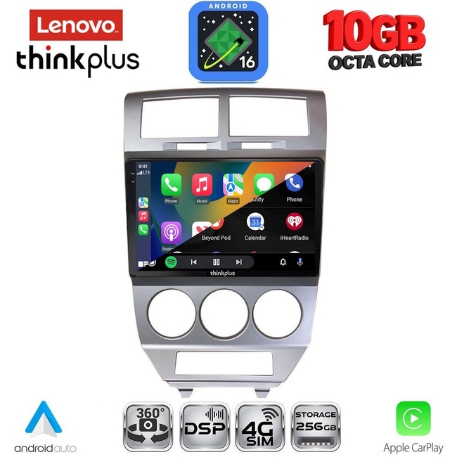 LENOVO LTM 11275_CPA (10inc) MULTIMEDIA TABLET for DODGE CALIBER mod. 2006-2012